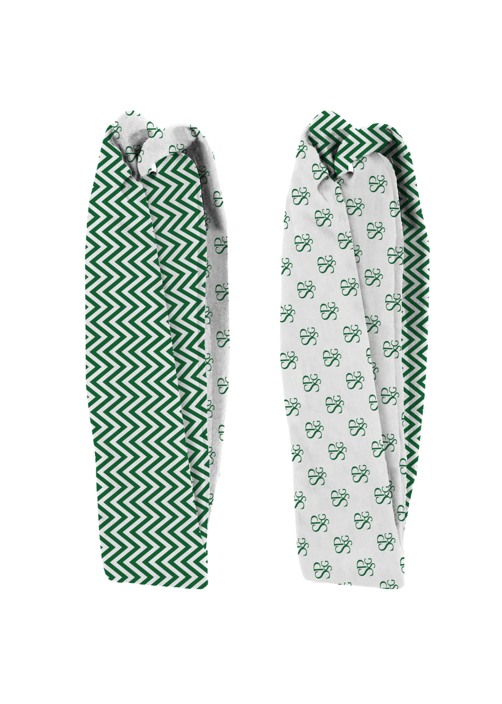 Spirit Headband Duo Green White SPSG