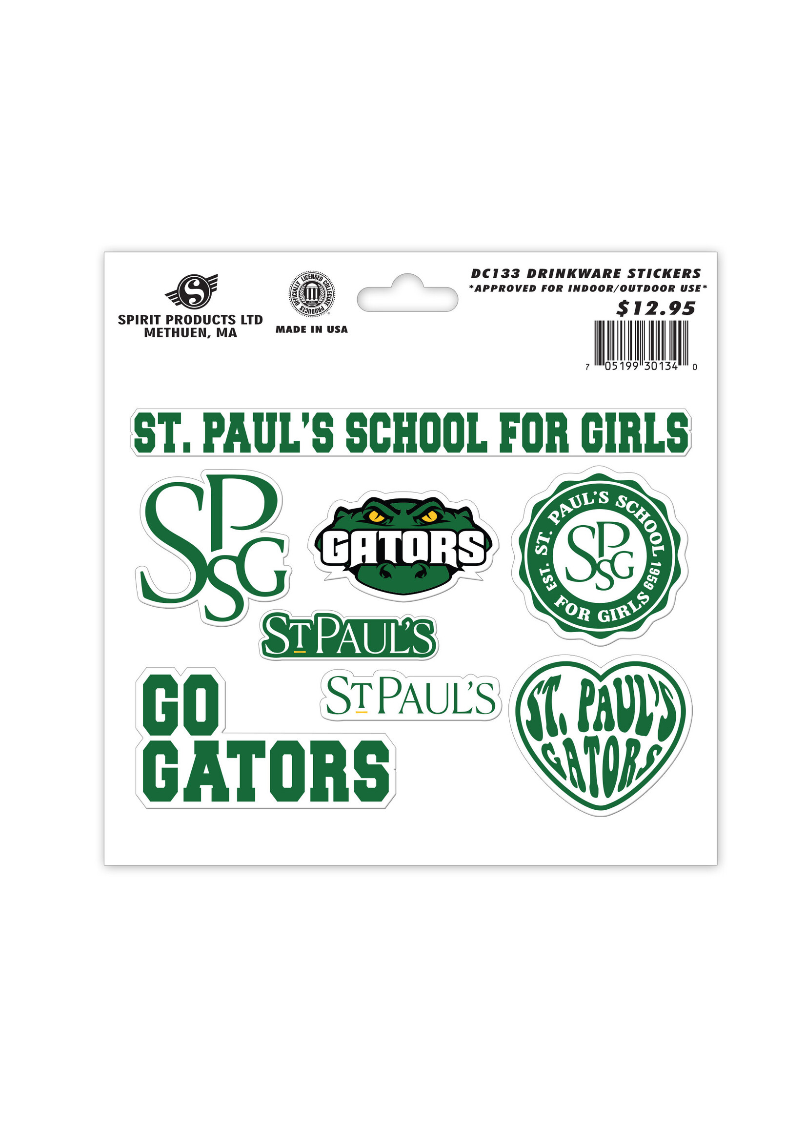 Spirit Drinkware Stickers Asst SPSG