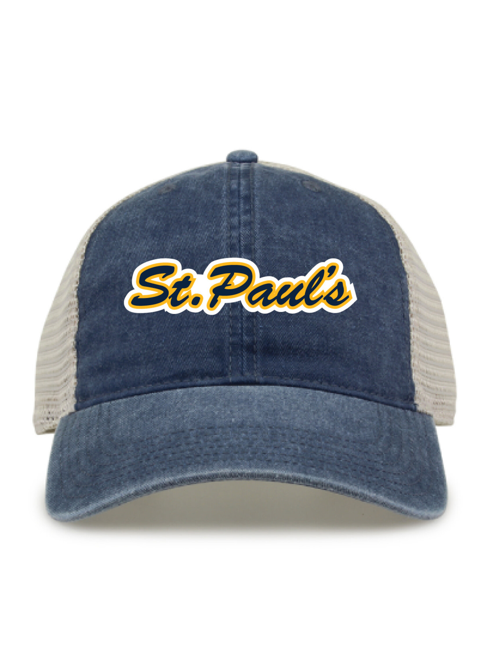 The Game MV Trucker Hat Script St. Paul's Chambray SP