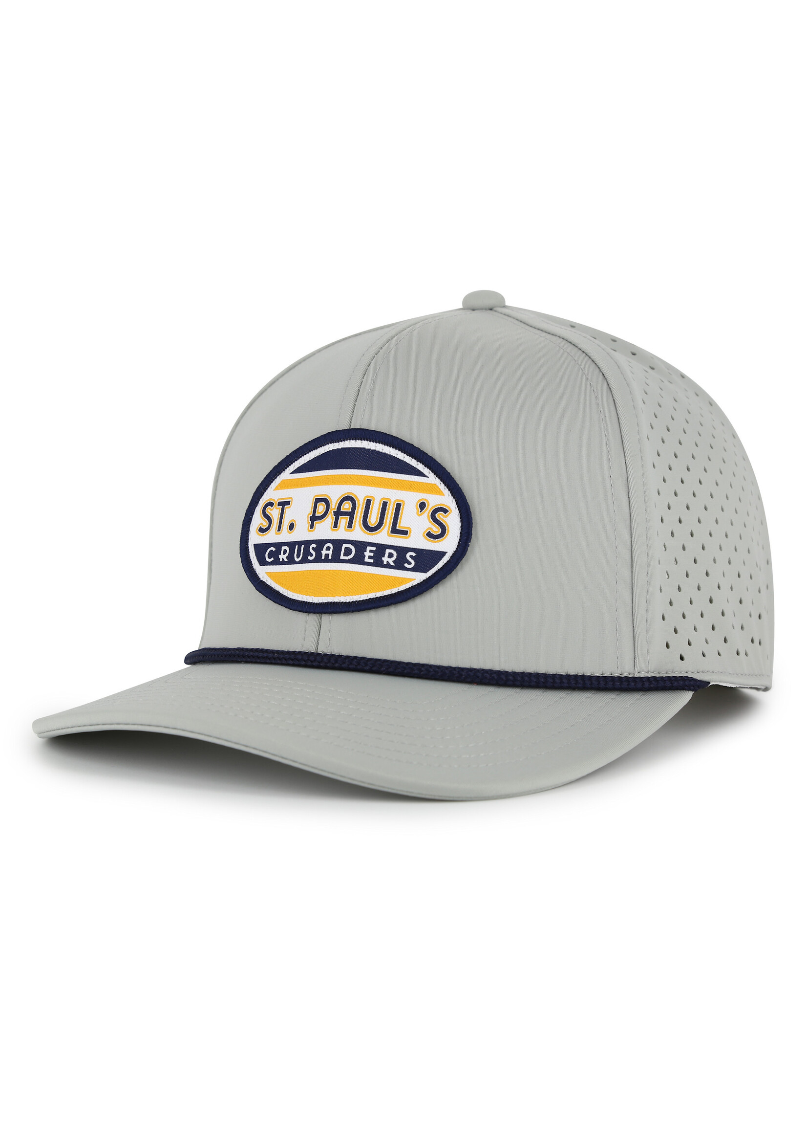 The Game MV Hat 5 Panel Perforated Grey SP
