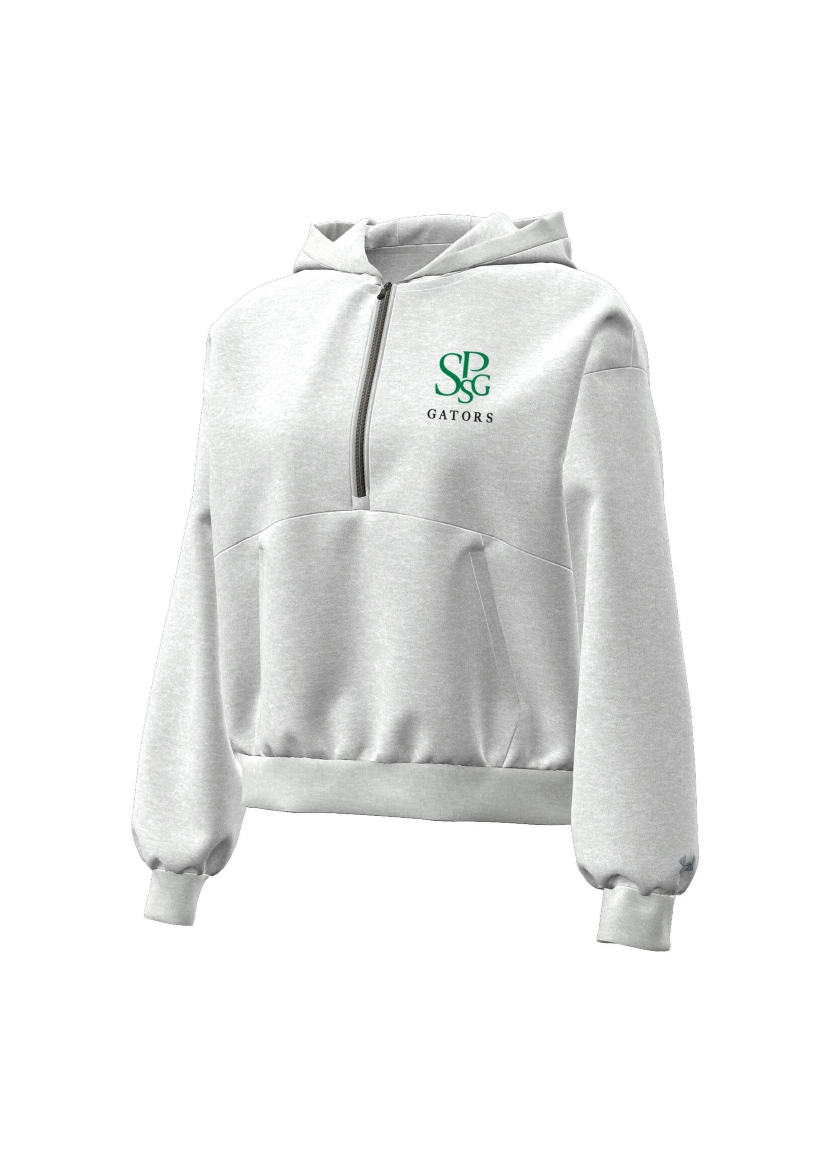 Under Armour UA Icon Fleece 1/2 Zip Hood Womens Grey SPSG