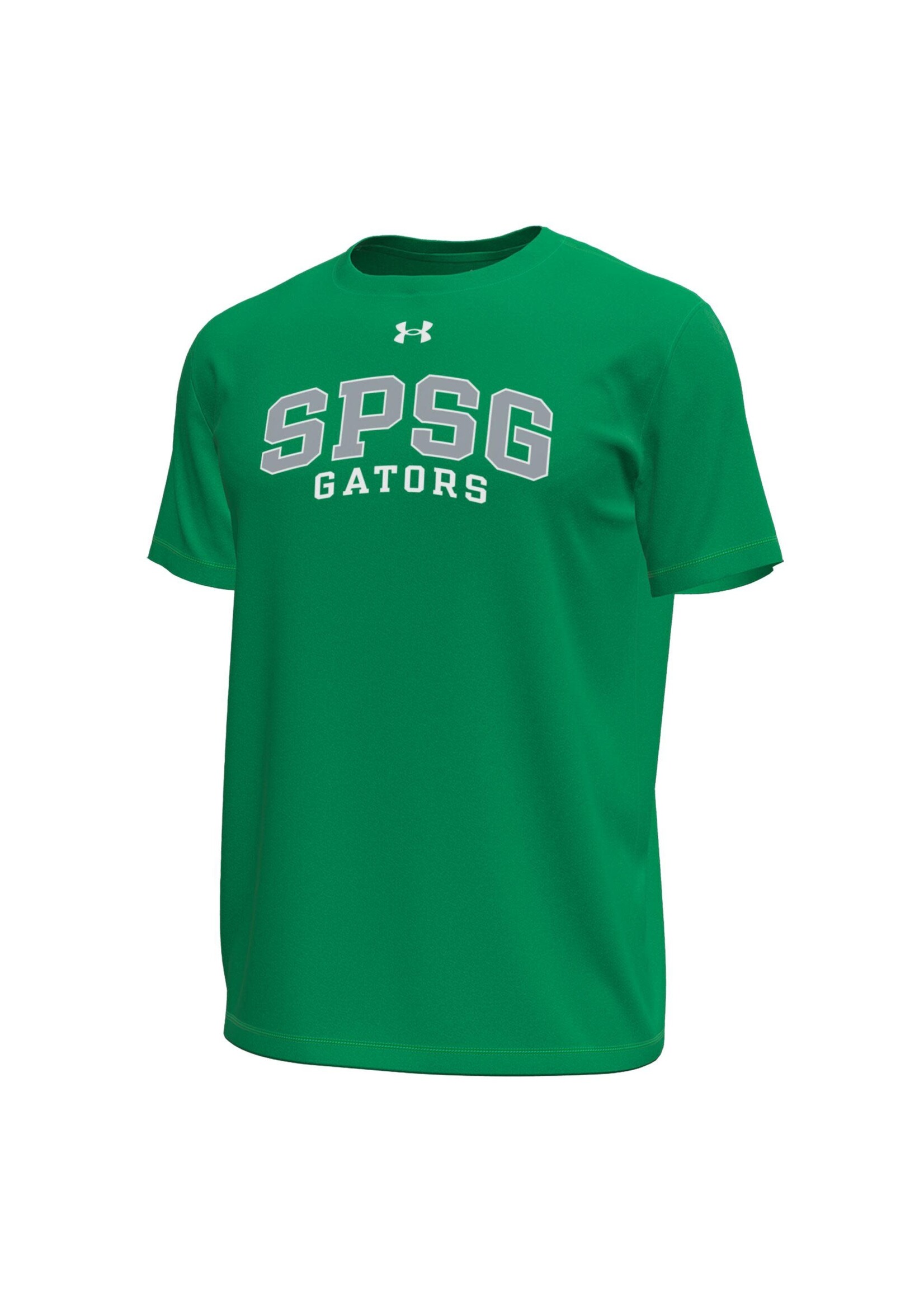 UA Tech Stretch SS Adult Kelly Green SPSG