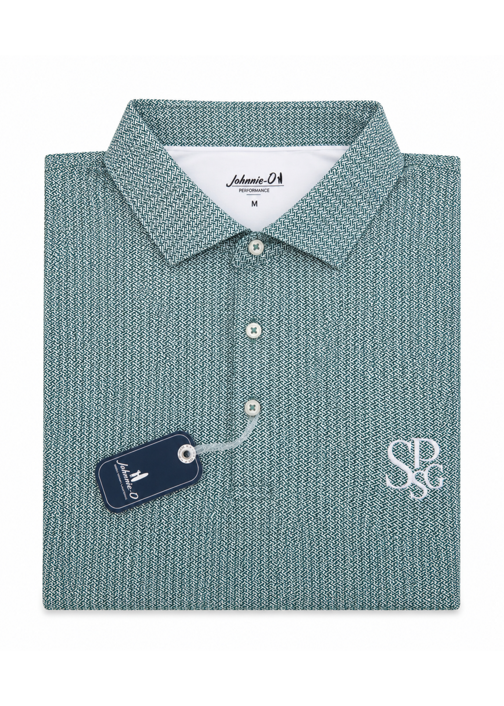 Johnnie-O Johnnie-O Perf Polo Crosslink Adult Green SPSG