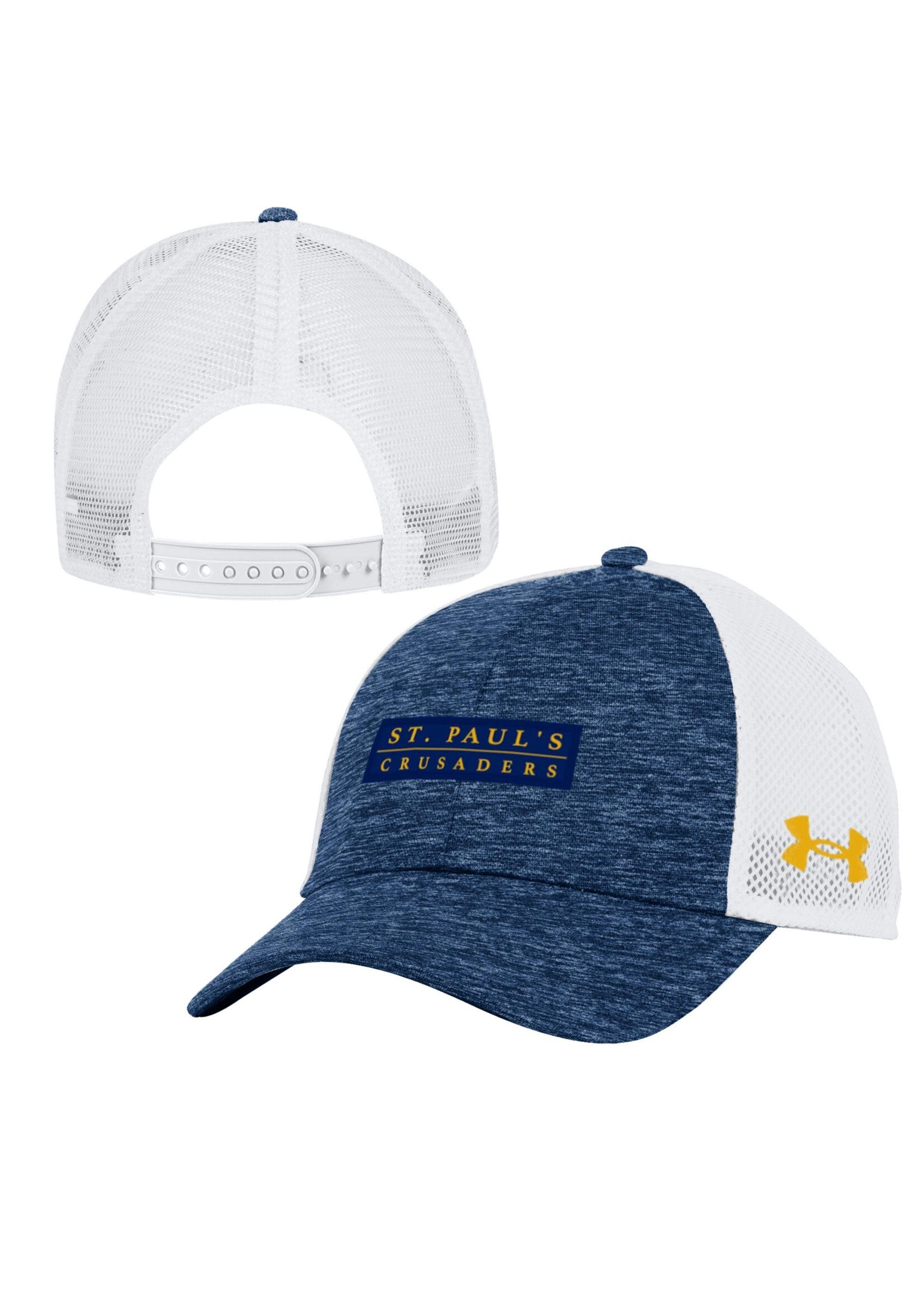 Under Armour UA Blitzing Trucker Hat Adult Navy Heather SP