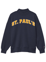 League L2 Mock Neck Crew Womens Navy SP