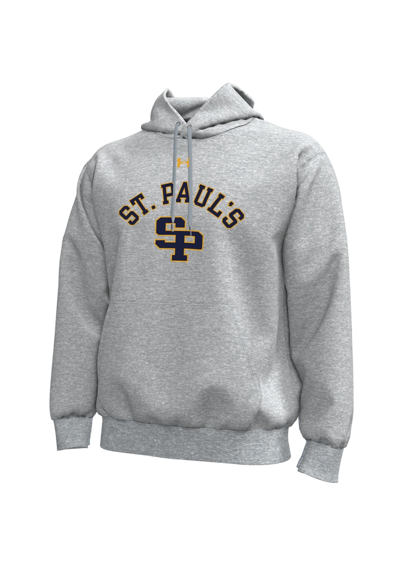 Under Armour UA Icon Fleece Hood Arched Over Adult Grey SP