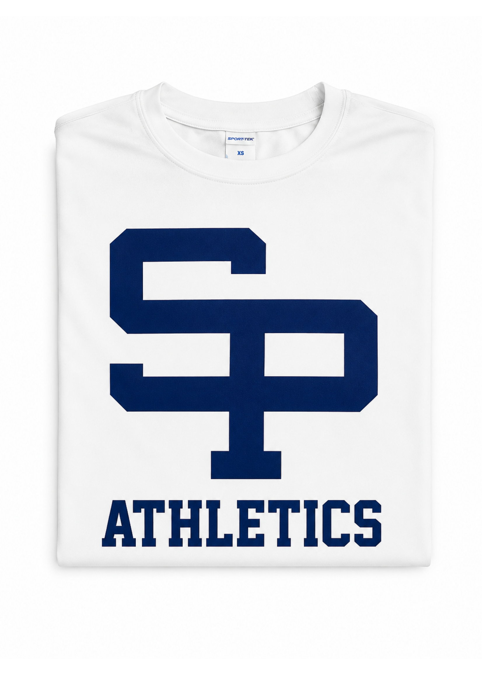 Sport Tek Athletics SS White SP
