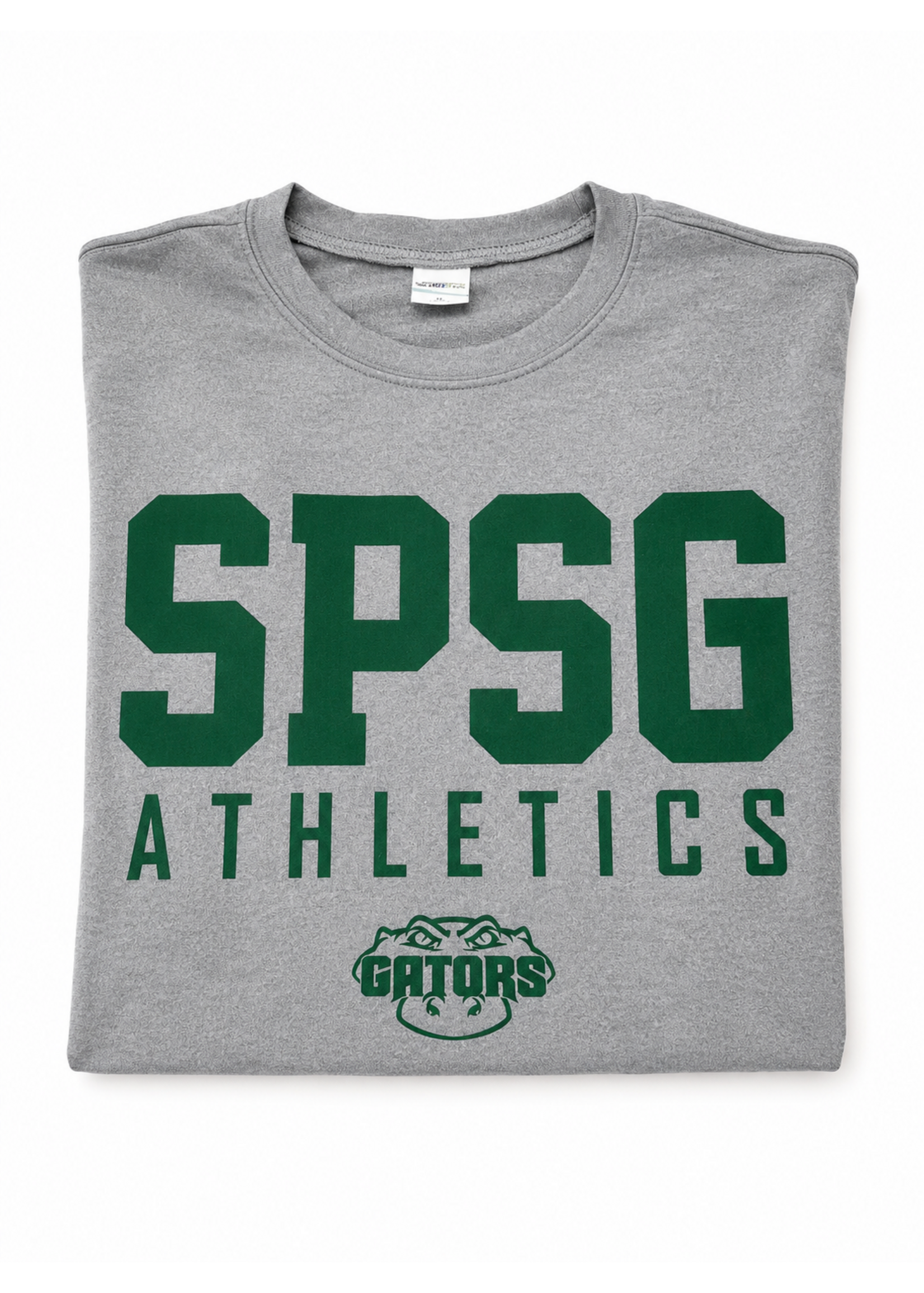 Sport Tek Athletics SS Adult Grey SPSG