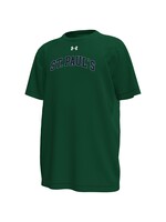Under Armour UA Tech Stretch SS Youth Hunter Green TSPS