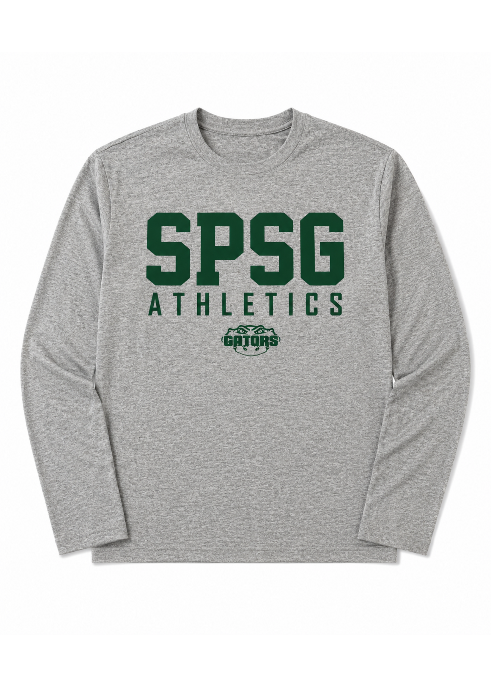 Sport Tek Athletics Peformance LS Heather SPSG