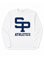 Sport Tek Athletics LS Adult White SP