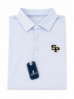 Johnnie-O Johnnie-O Perf Polo Lyndonn Stripe Adult Gulf Blue SP