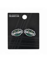 Neil Post Earrings Gator Logo SPSG