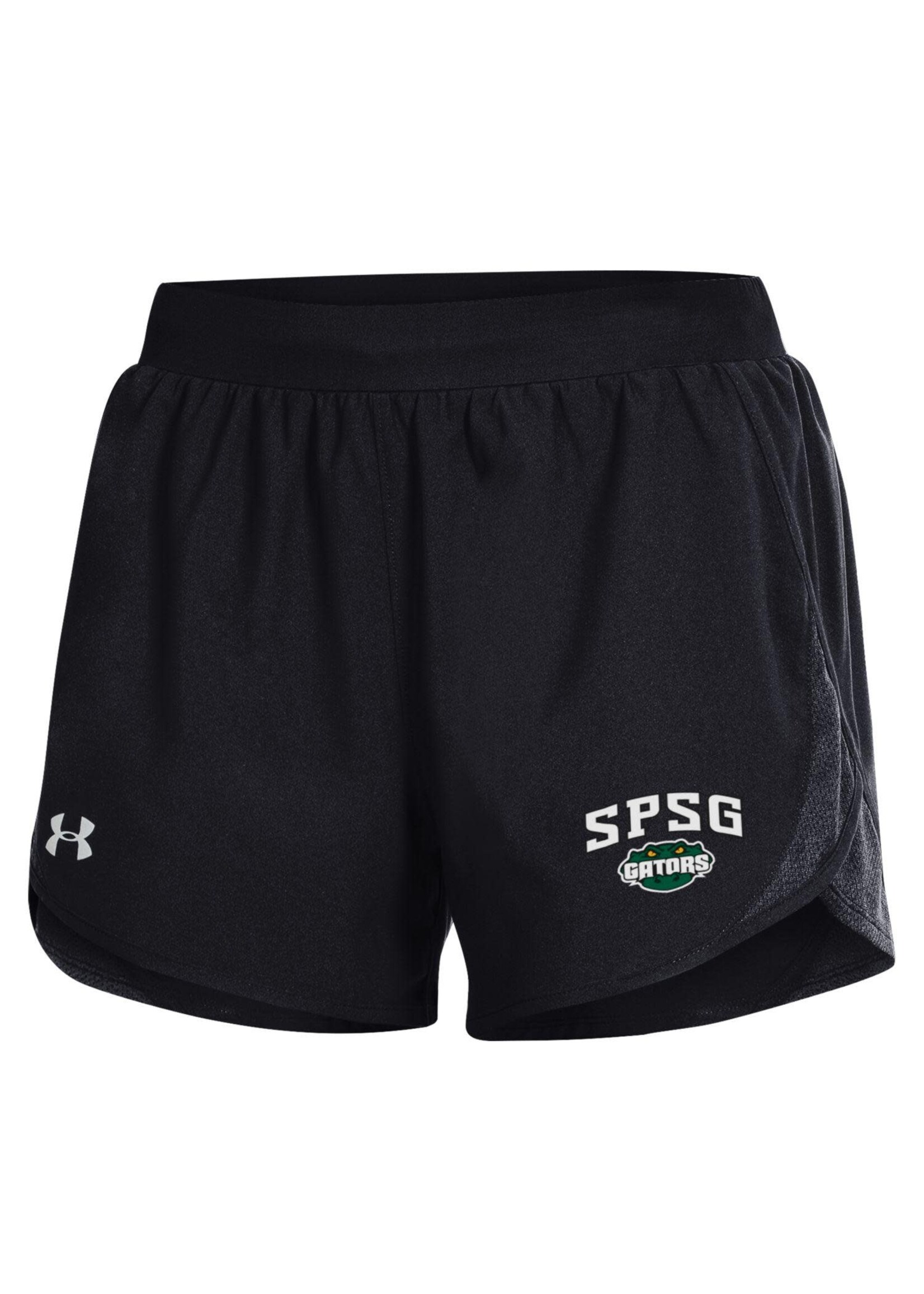 UA Fly By Shorts Womens Black SPSG