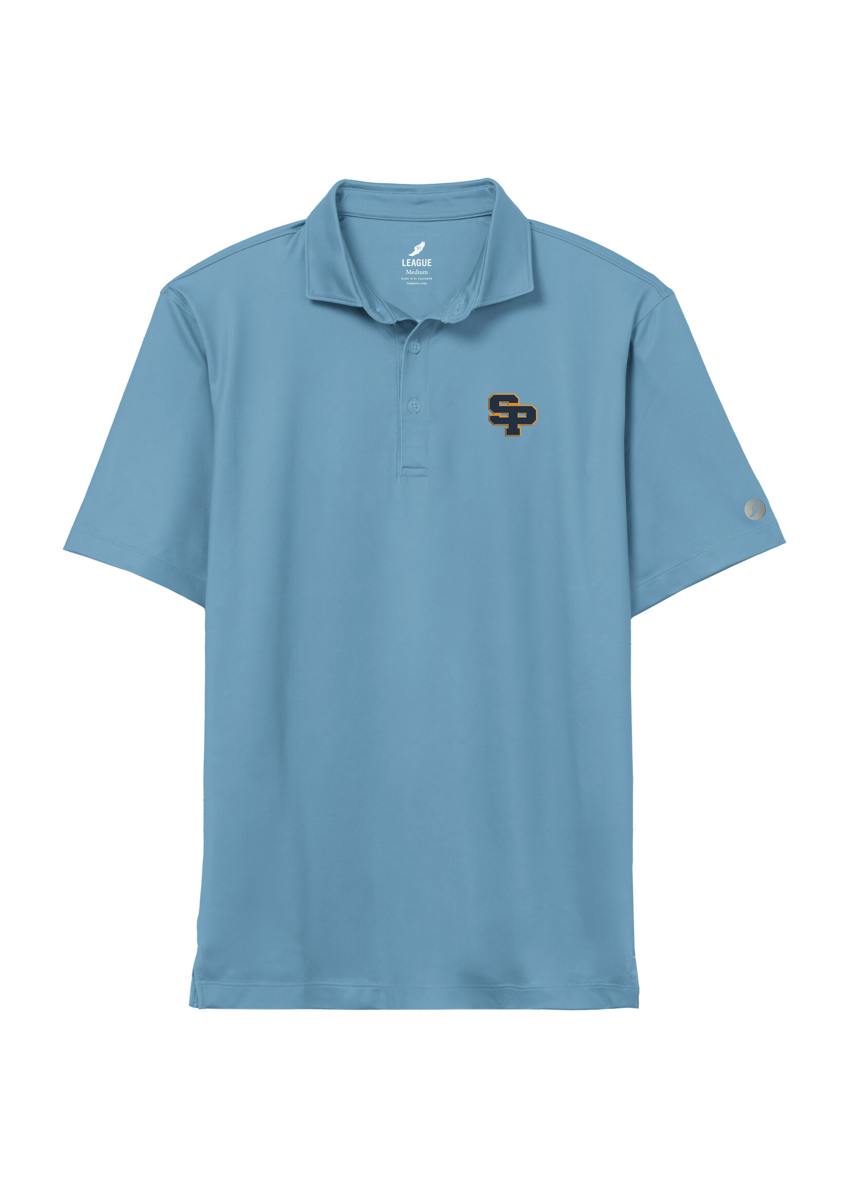 League L2 Core Polo Adult Chill Blue SP