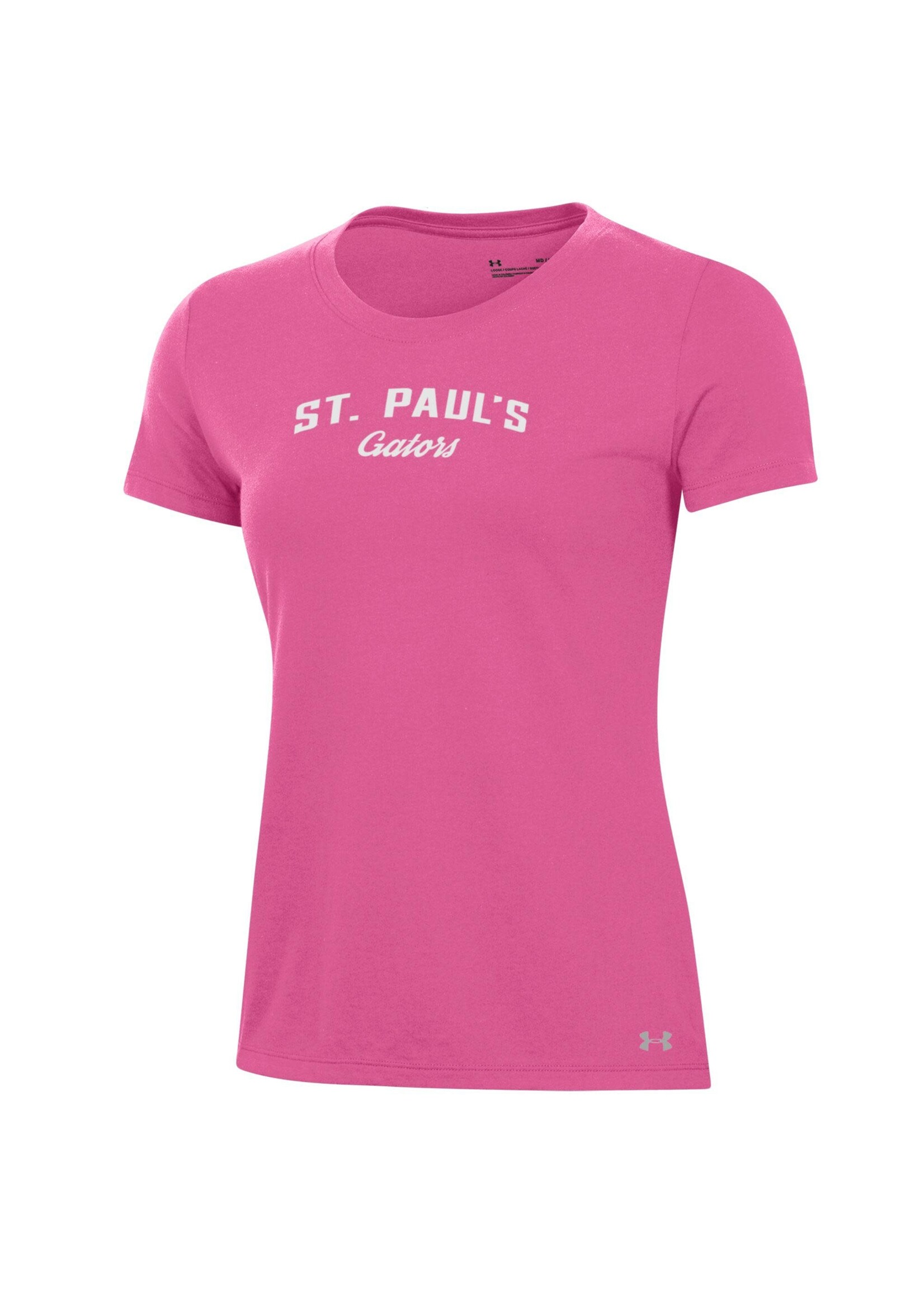 Under Armour UA Performance Cotton SS Gators Womens Pink SPSG