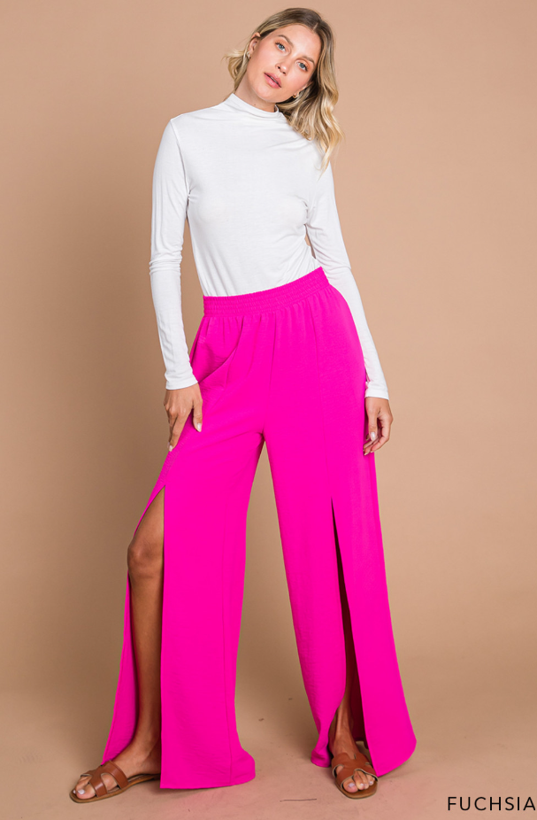 Glassons - Linen Slit Pants on Designer Wardrobe