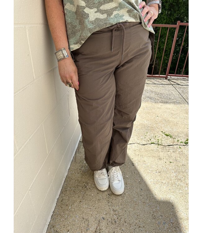 Rae Mode Retro Nylon Cargo Pants