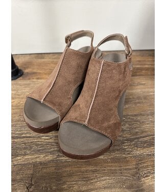 Corky's Carley Suede Croc Wedge