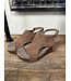 Carley Suede Croc Wedge