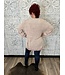 Umgee Reg/Curvy Open Front Cardigan Sweater with Pockets and Ribbed Hem