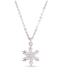 Amanda Blu Silver Snowflake Necklace