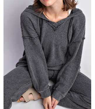 Reg/Curvy French Terry Sweatpants with Drawstring Waist and Pockets - Gypsy  River Apparel