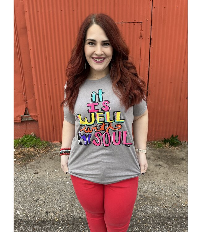Texas True Threads Reg/Plus It is Well with my Soul Tee