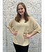 Reg/Curvy Lightweight Oversized Dolman Sleeve Sweater with Side Slits