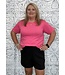 Reg/Curvy Smocked Waist Relaxed Fit Crinkle Shorts