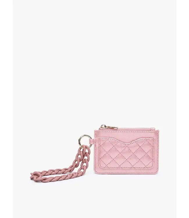 Rhodes Quilted Wallet w/ Chain Bangle