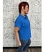 Reg/Curvy Collared Cuffed Sleeve Button Front Top