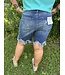 Curvy High Rise Distressed Bermuda Shorts ( 7" inseam)
