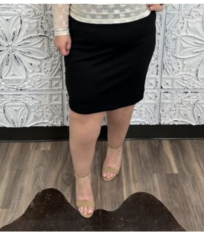 Reg/Curvy Pencil Skirt with Back Slit