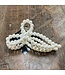 Floral/Pearl Hair Claw Clip