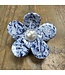 Floral/Pearl Hair Claw Clip