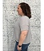 Reg/Curvy Jacquard Drop Shoulder Top