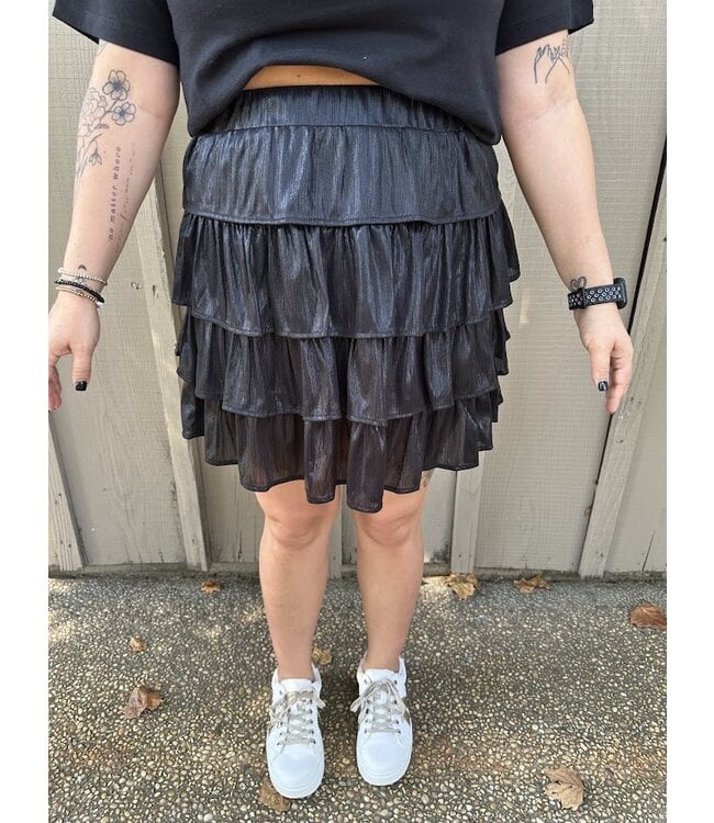 Reg/Curvy Disco Fever Ruffle Skort