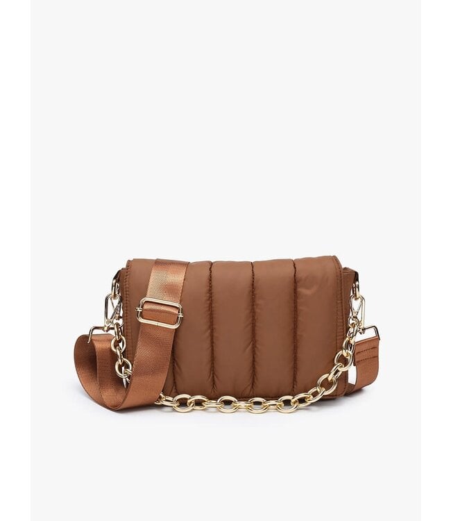 Lala Quilted Crossbody with Chain