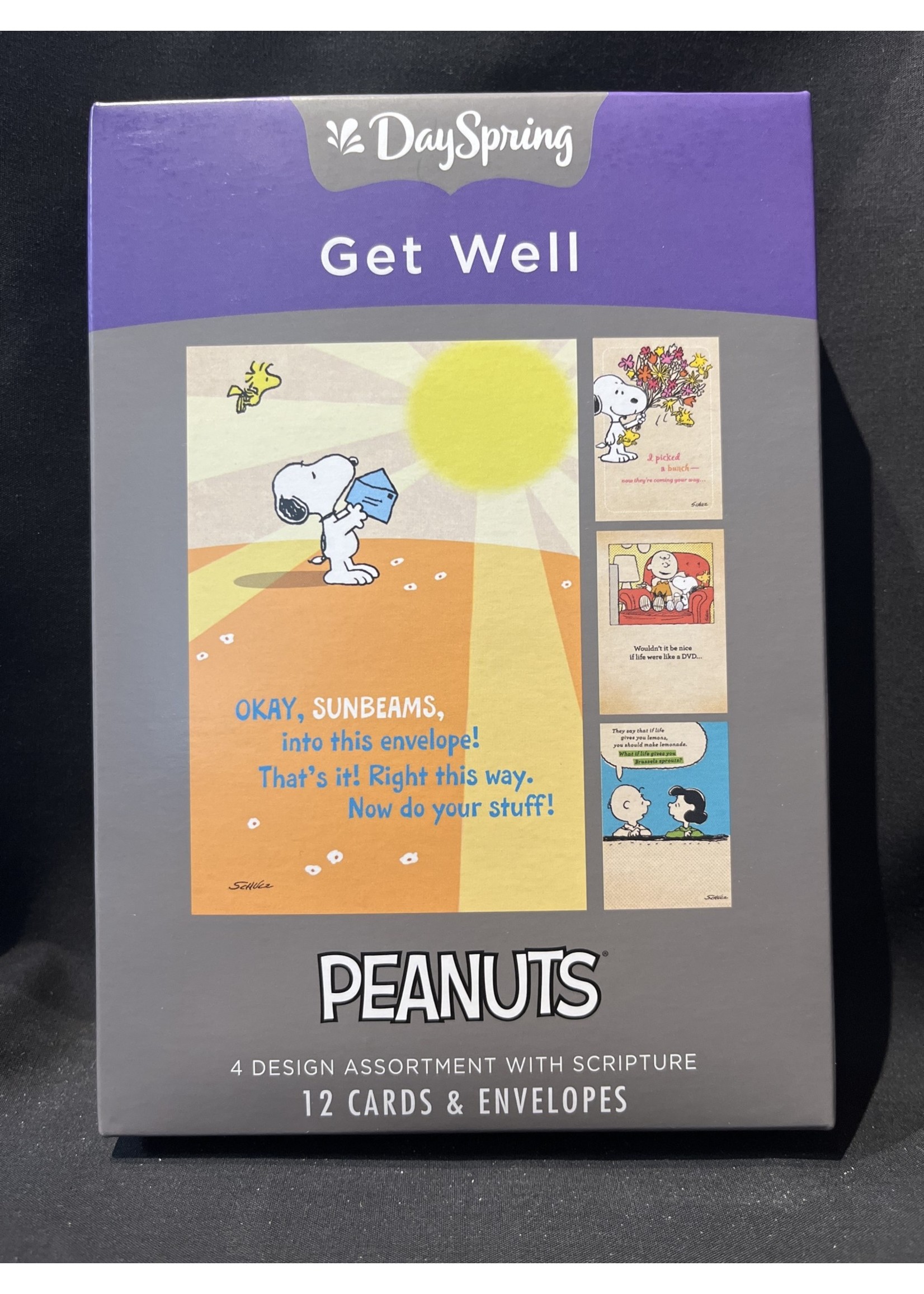 Card-Boxed-Get Well-Peanuts (Box Of 12)
