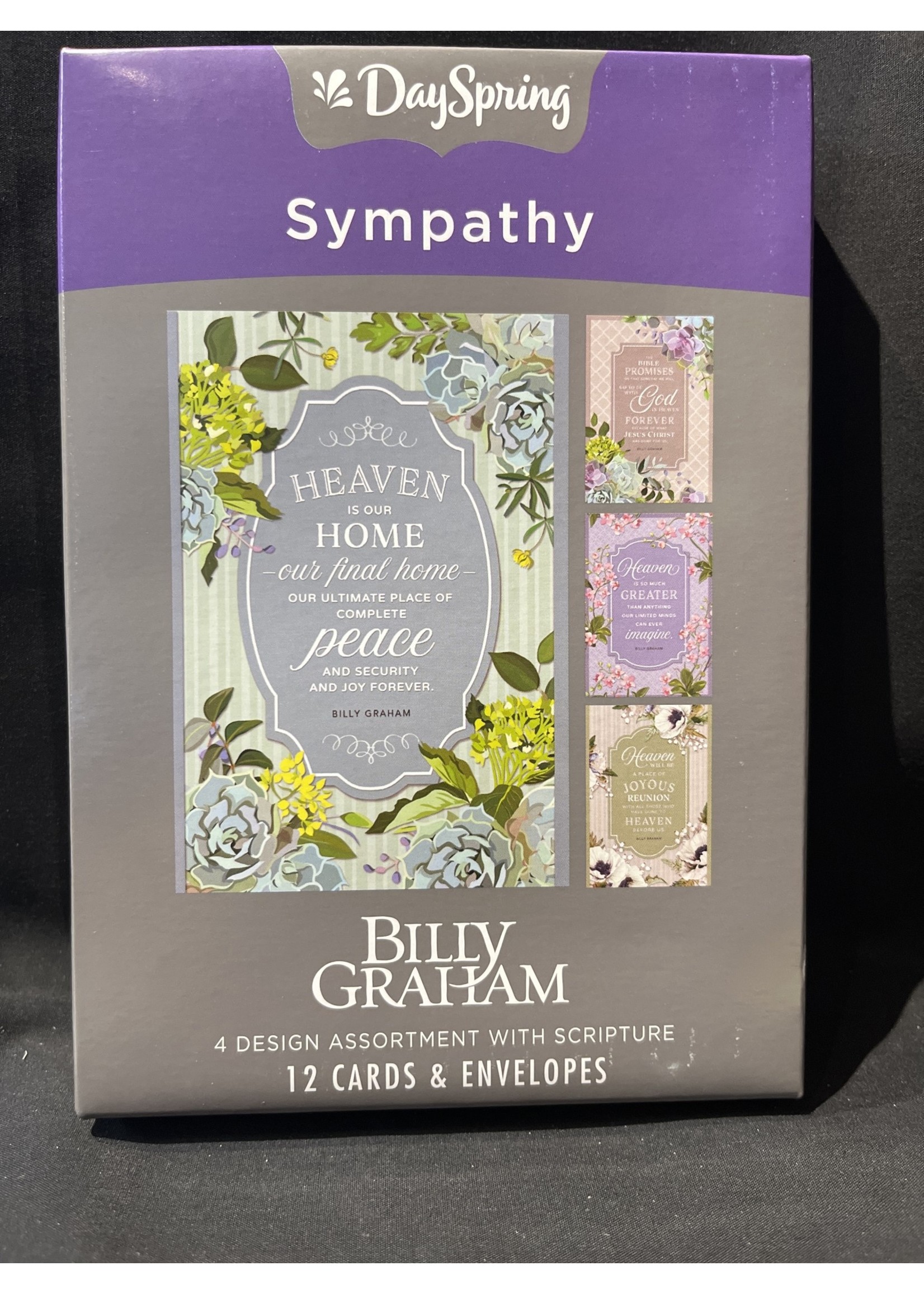 Card-Boxed-Sympathy-Billy Graham-KJV (Box Of 12)