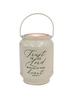 Lantern Trust Lord Prov 3:5 Small Ivory