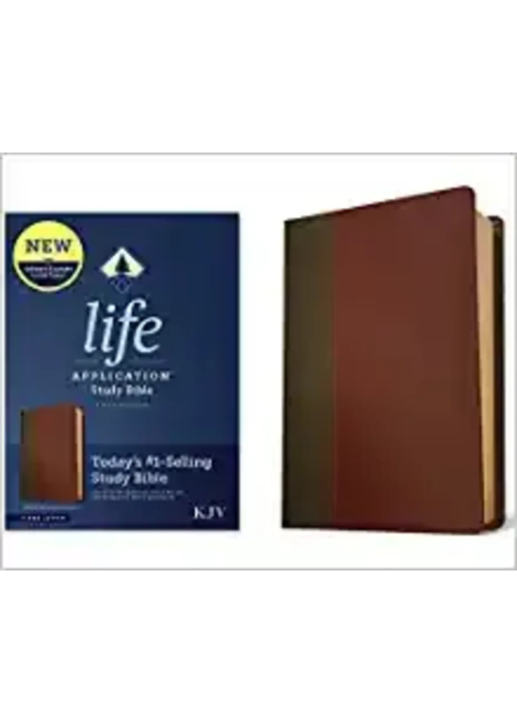 KJV Life Application Study Bible, Third Edition (LeatherLike, Brown/Mahogany, Red Letter)