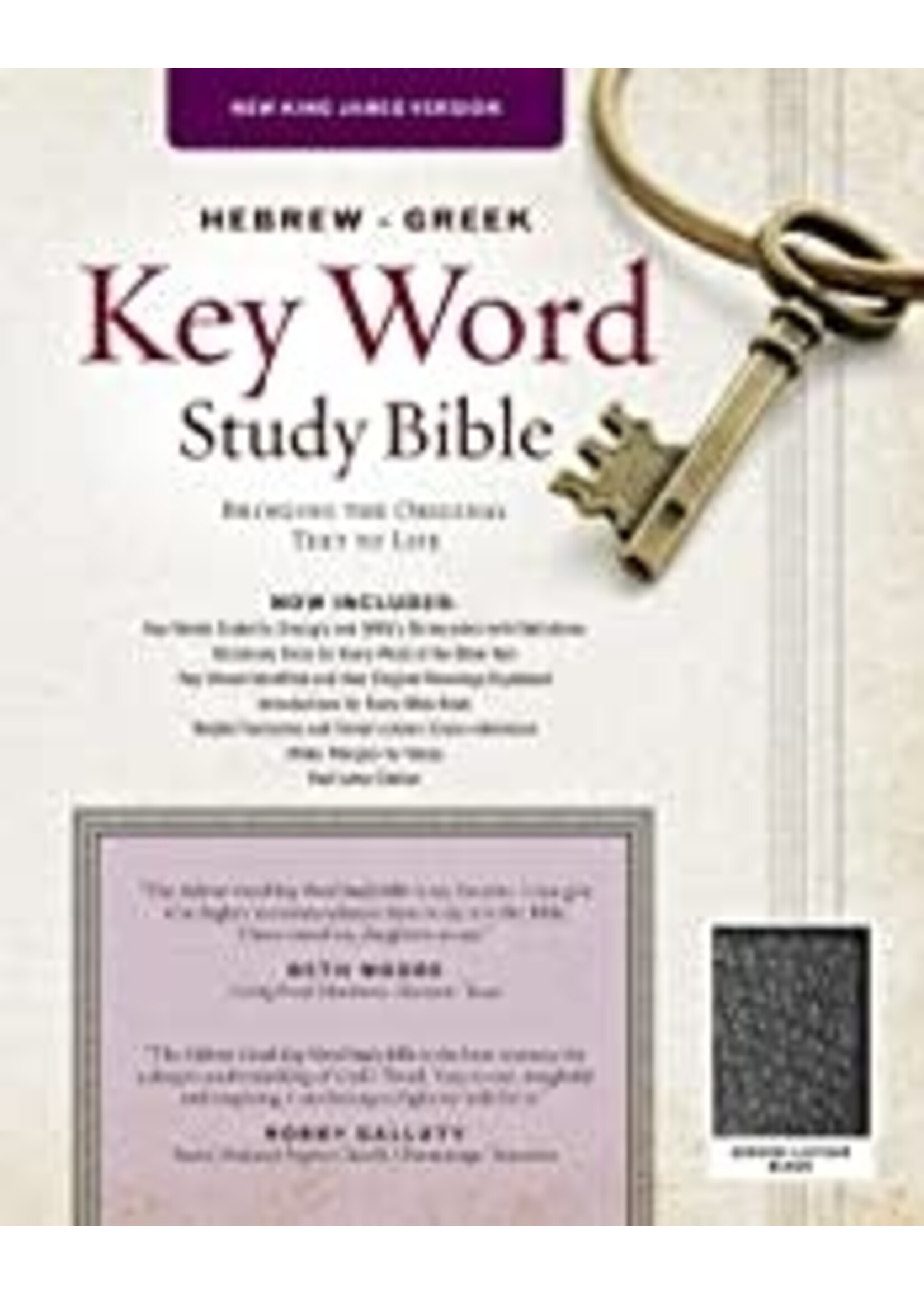 Hebrew Greek Key Word KJV Study Bible