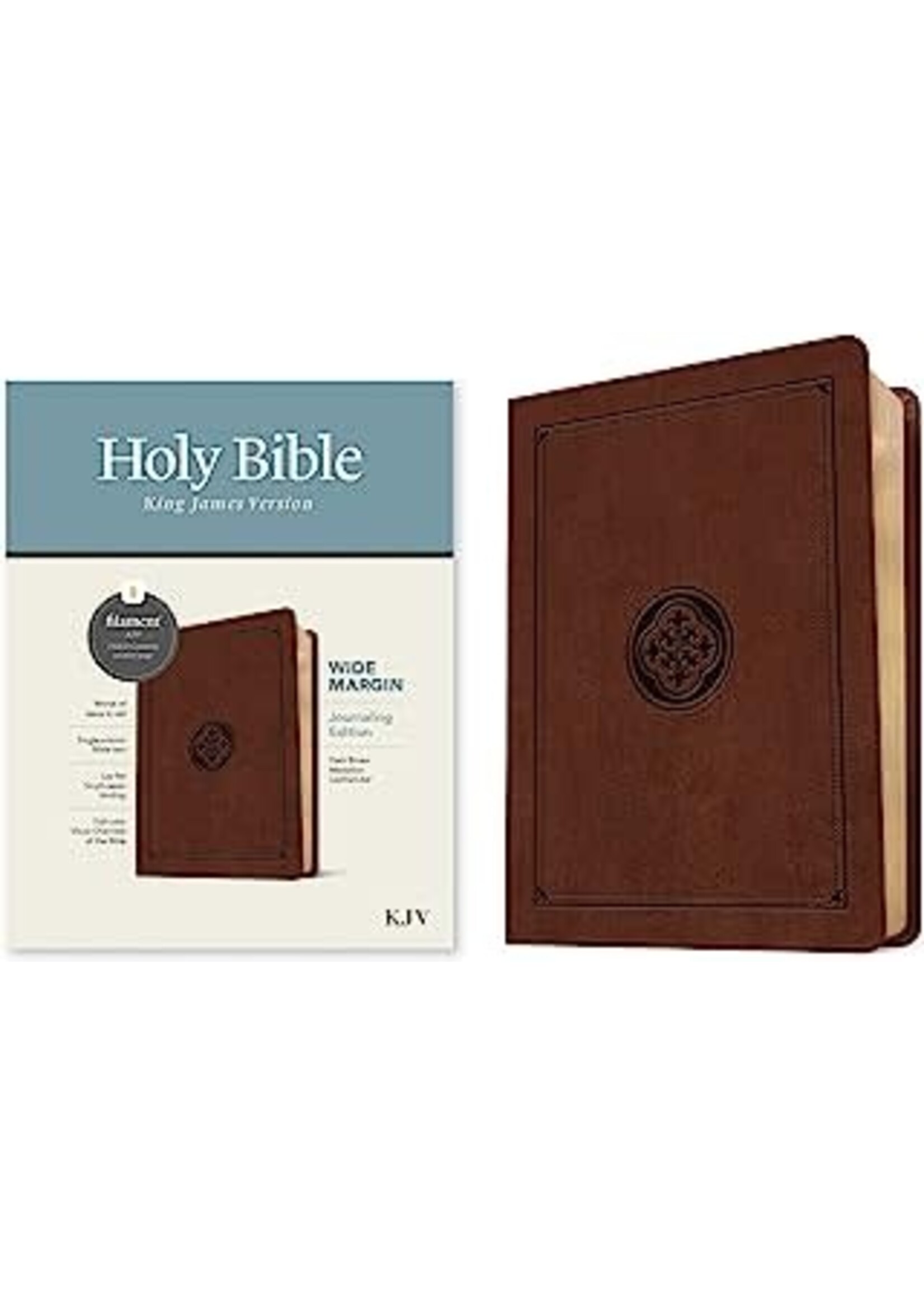 KJV Filament Bible Journaling dark Brown