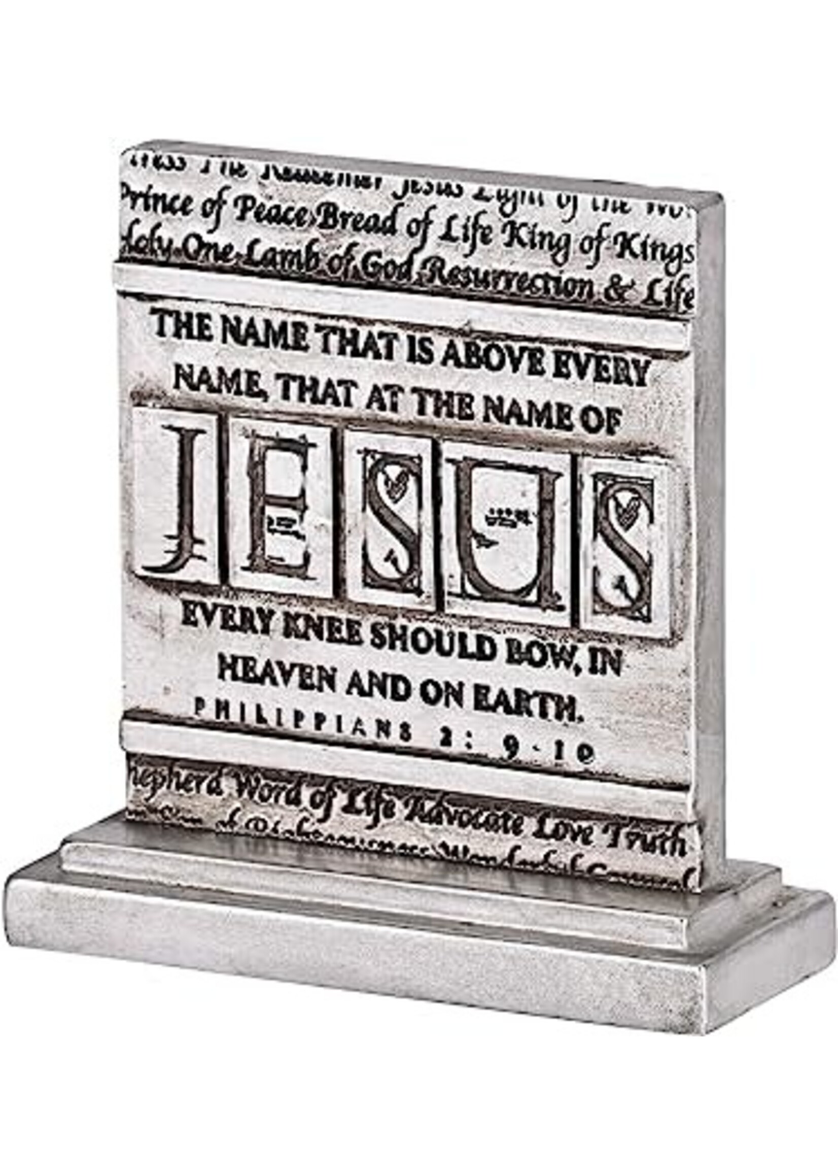 The Names of Jesus Tabletop Plaque