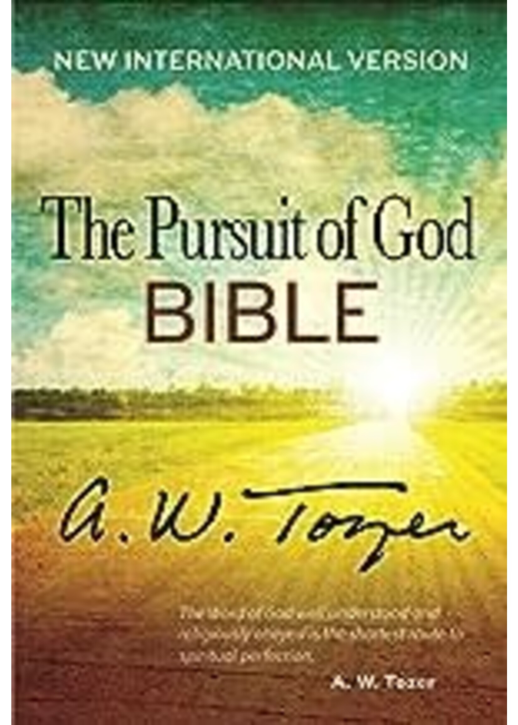 NIV The Pursuit Of God Bible-Hardcover