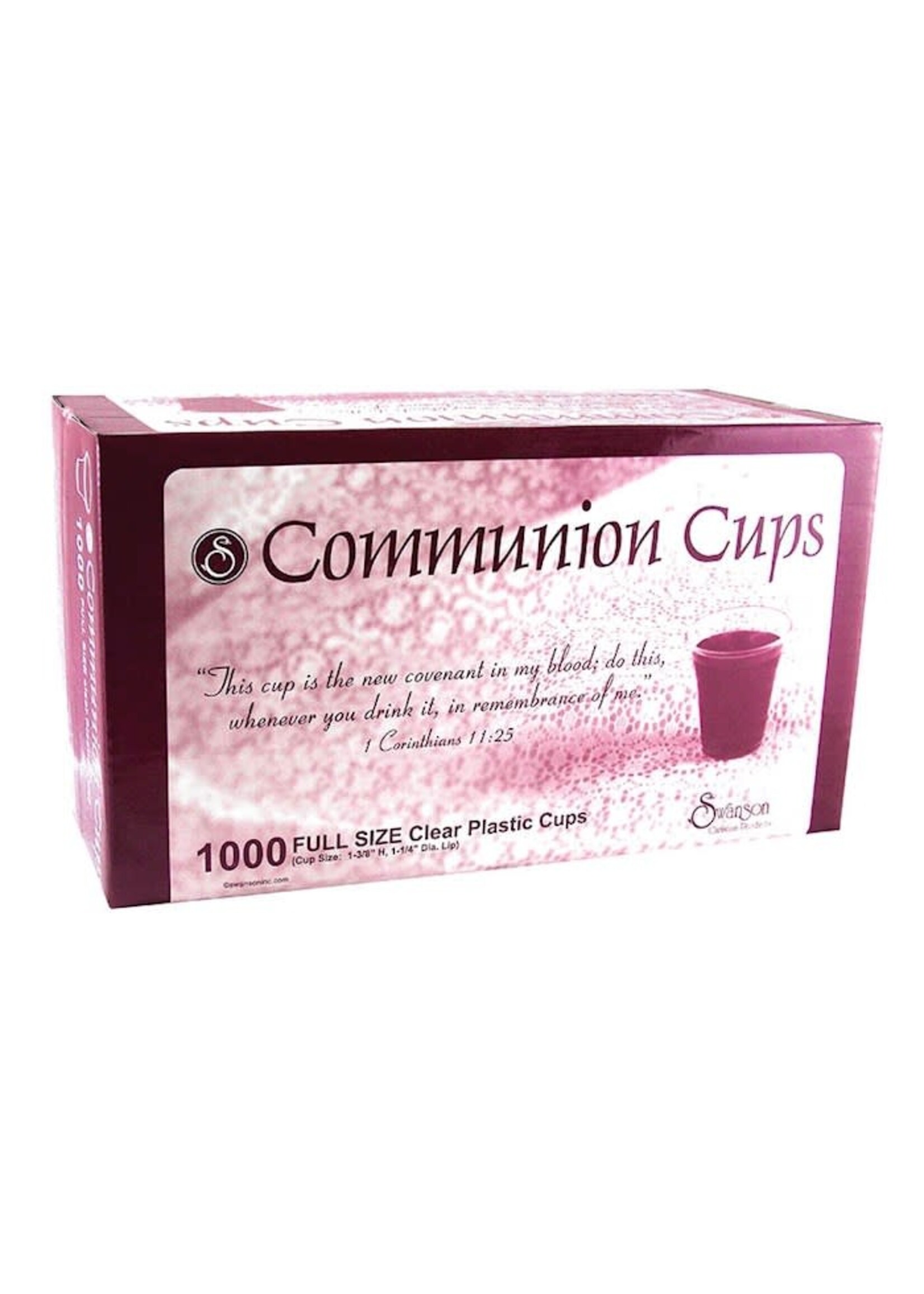 Red Box 1000 count Communion Cups
