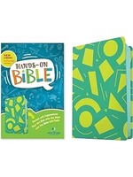 NLT Hands-On Bible (Third Edition)-Green Lines and Shapes LeatherLike