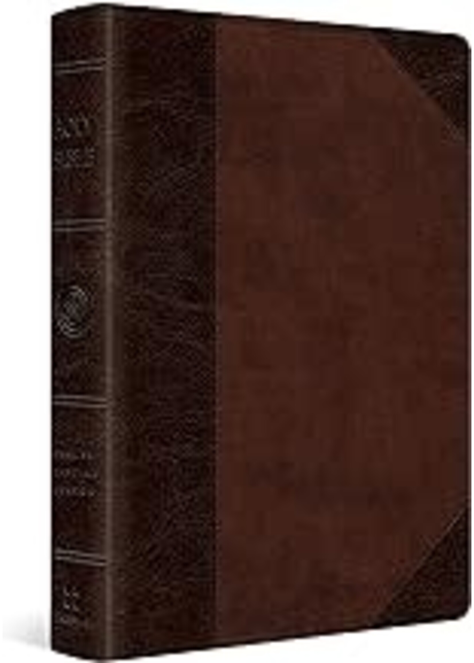 ESV Personal Reference Bible-Brown/Walnut Portfolio Design TruTone
